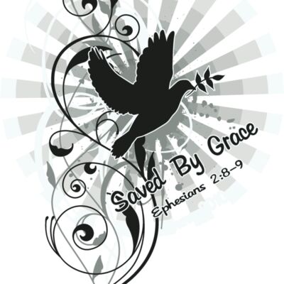Saved By Grace BLACK GREY DOVE Thumbnail