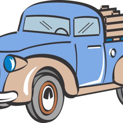 Blue truck Thumbnail