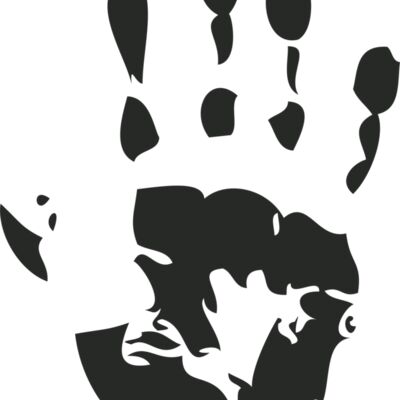 Black handprint Thumbnail