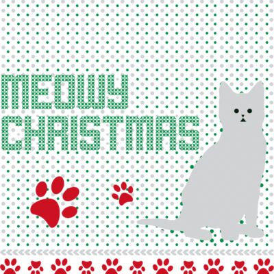 Meowy Christmas [print size 400 x 500] Thumbnail