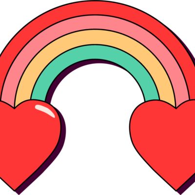 Double Heart Rainbow Thumbnail
